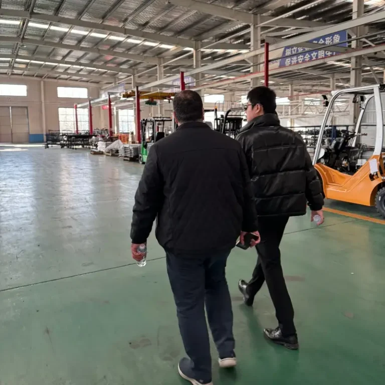 USA Customer Diesel Forklift On-site Load Performance Test